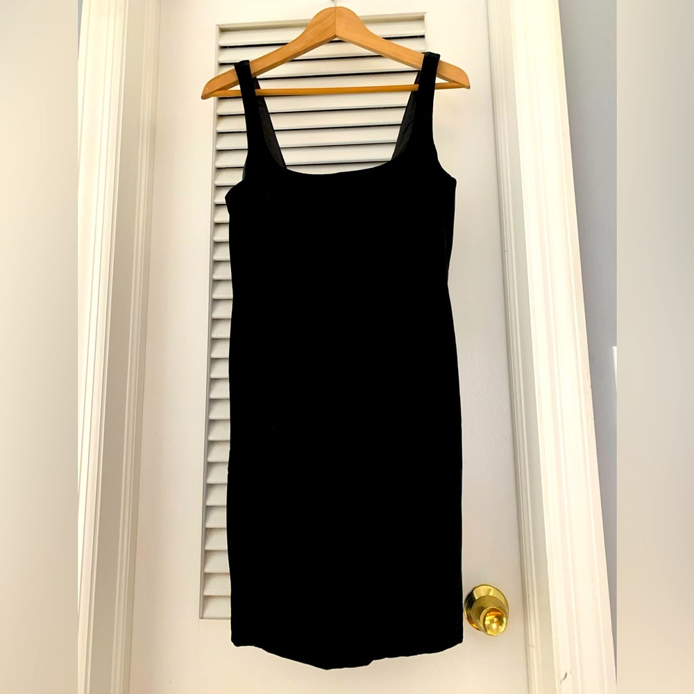 Ann Taylor, Black, Velvet, Sheath dress